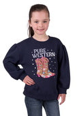 PW GIRLS SIENNA CREW