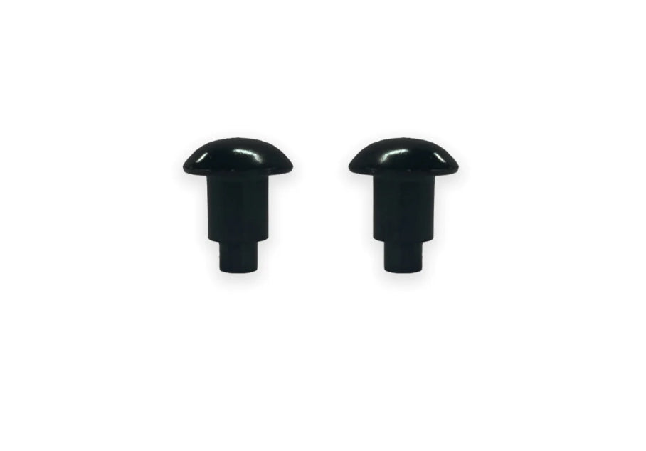 EZY RIDE SPUR BUTTONS BLACK (PAIR)