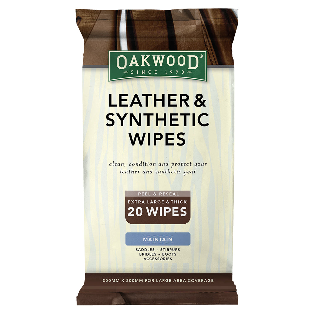 OAKWOOD LEATHER & SYNTHETIC WIPES