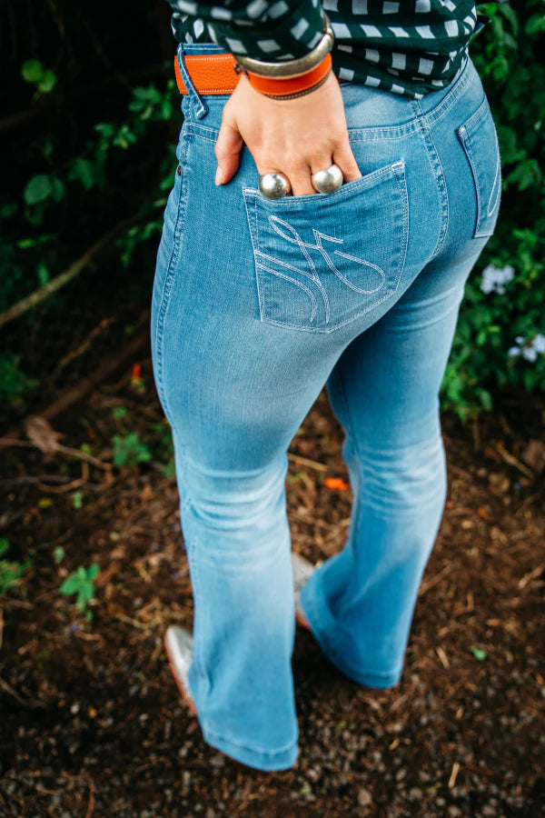 H&H CAROLINA WHITE STITCH TROUSER