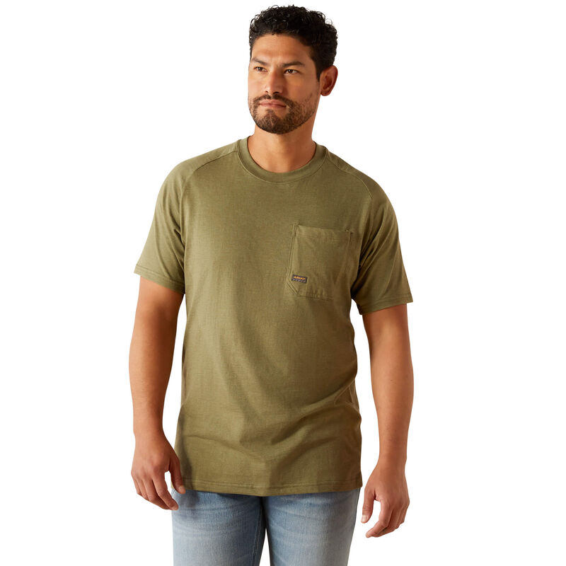 ARIAT MNS REBAR COTTON STRONG BUDDY TEE