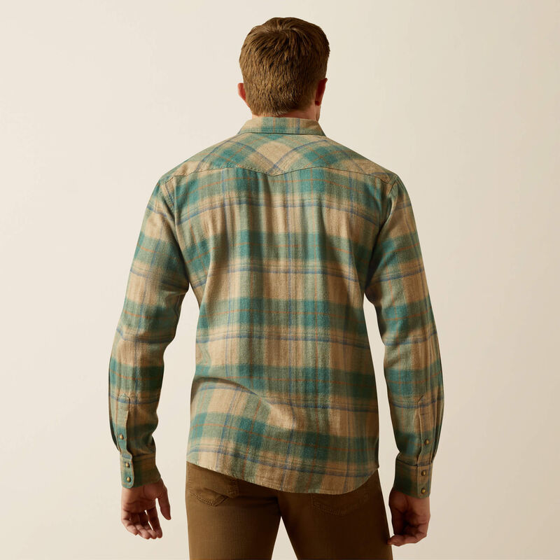 ARIAT MENS HUXLEE RETRO SNAP SHIRT