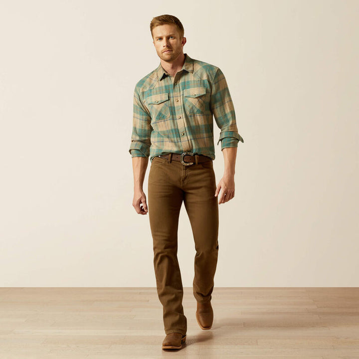 ARIAT MENS HUXLEE RETRO SNAP SHIRT