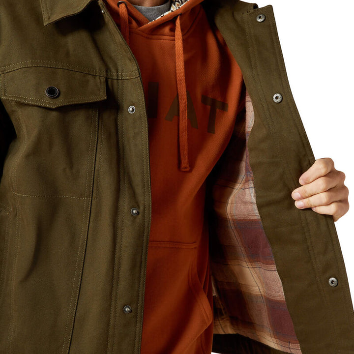 ARIAT MENS CANVAS RANCHER JACKET