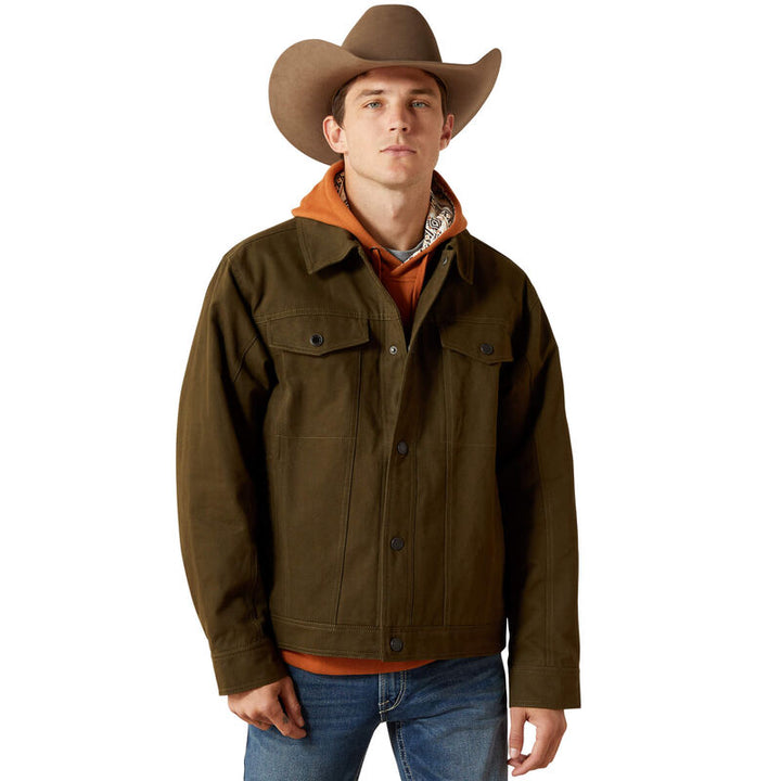 ARIAT MENS CANVAS RANCHER JACKET
