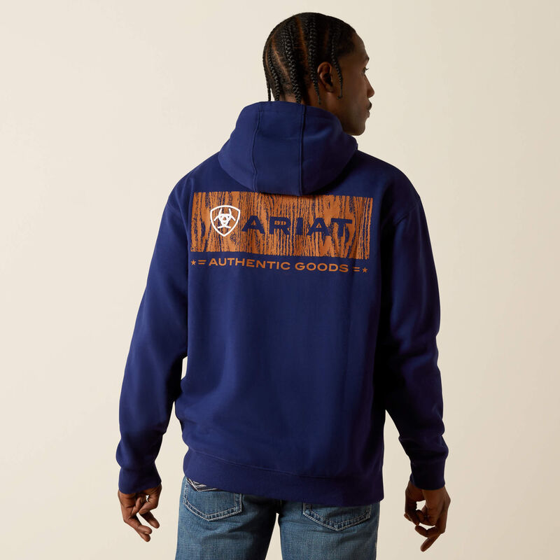 ARIAT MENS WOODSHOP STACK HOODIE
