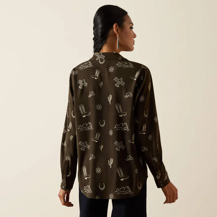 ARIAT WMNS HOMESTYLE SHIRT LAYLA PRINT