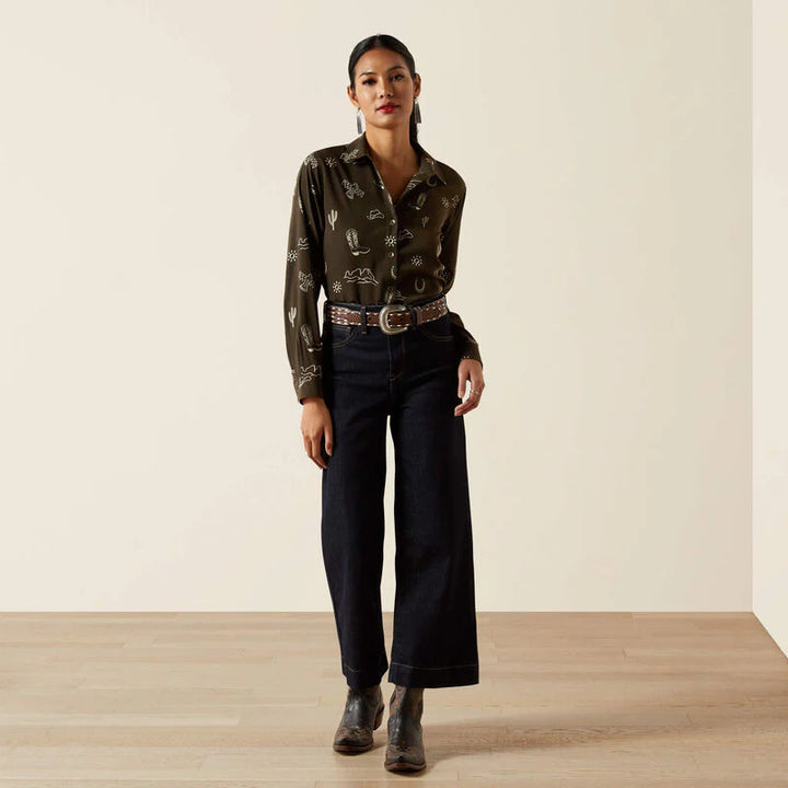 ARIAT WMNS HOMESTYLE SHIRT LAYLA PRINT