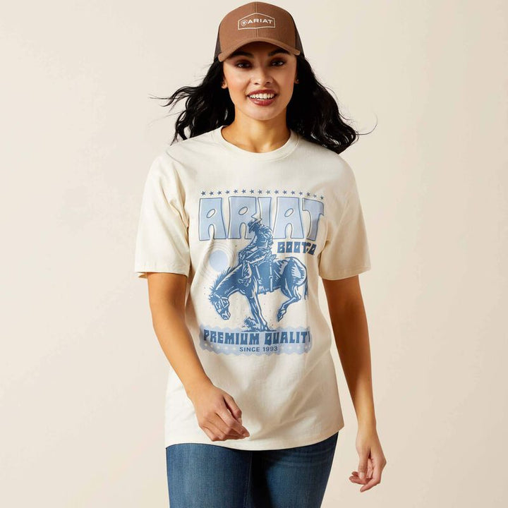ARIAT WMNS RETRO BLOCK POSTER TSHIRT