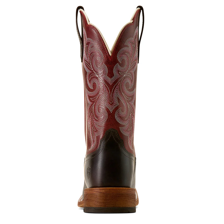 ARIAT WMNS COUNTY LANE CHOCOLATE/DEP RED