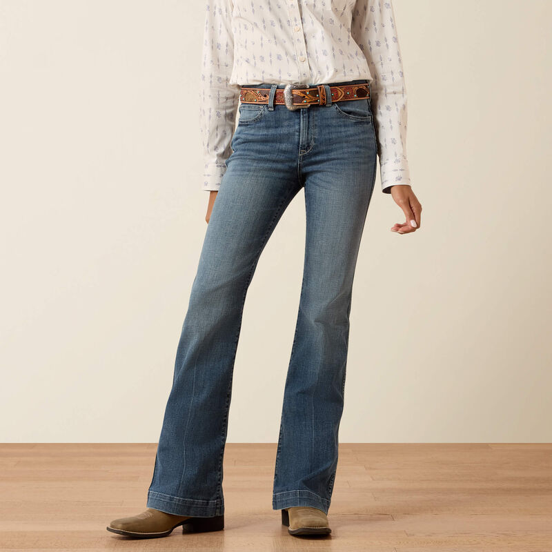 ARIAT WMNS HIGH RISE SLIM TROUSER VERA GREYSON