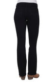 WOMANS WRANGLER BLACK MID RISE JEANS