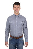 WRANGLER MENS PETER LOGO LS SHIRT