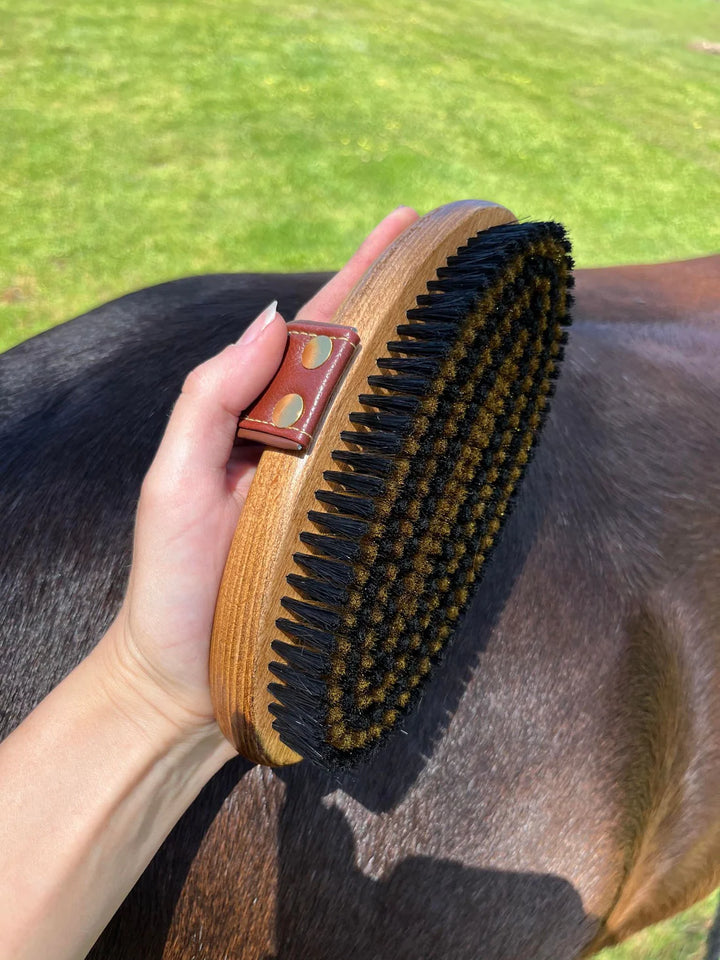 HAIRY PONY COPPER BRISTLE BODY BRUSH