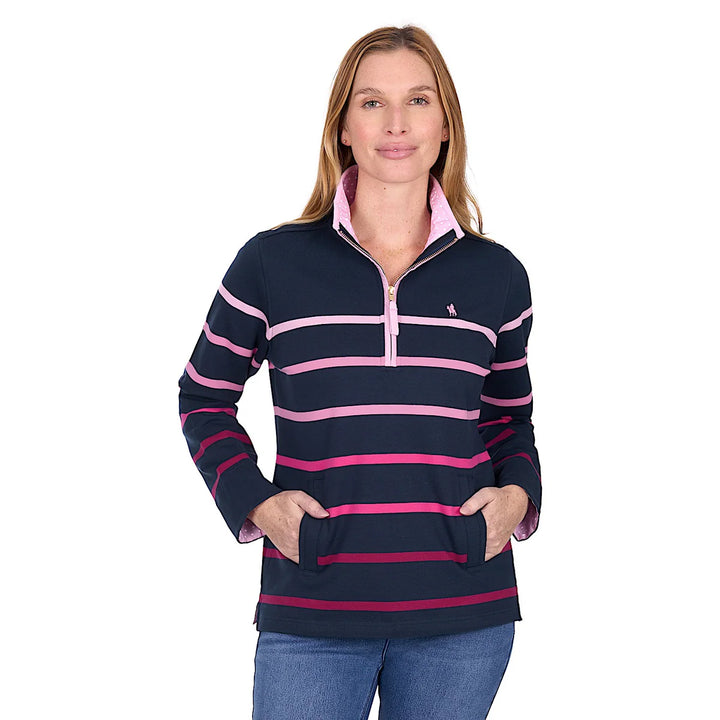 THOMAS COOK WMNS GEMMA 1/4 ZIP RUGBY