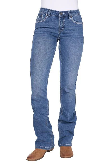PURE WESTERN PAT R RIDER JEAN 36L