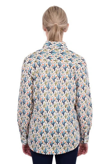 HARD SLOG WMNS ALBA 1/2 PLKT SHIRT
