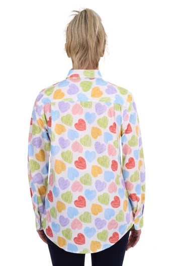 HARD SLOG WMNS POLLY 1/2 PLKT SHIRT