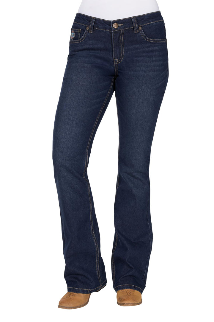 PW WMNS ANA BOOT CUT JEAN 34" LEG