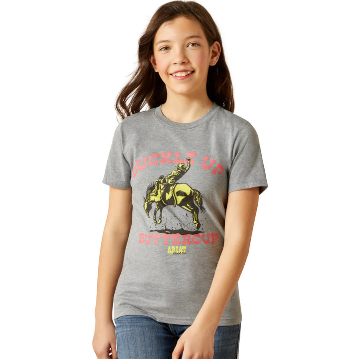 ARIAT GIRLS BUCK UP TSHIRT