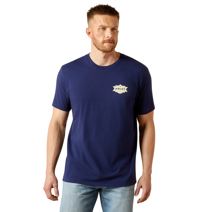 ARIAT MENS MESA MOTIF LOCKUP TSHIRT