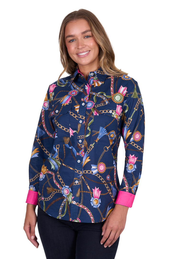 HARD SLOG WMNS JOLIE FULL PLACKET SHIRT