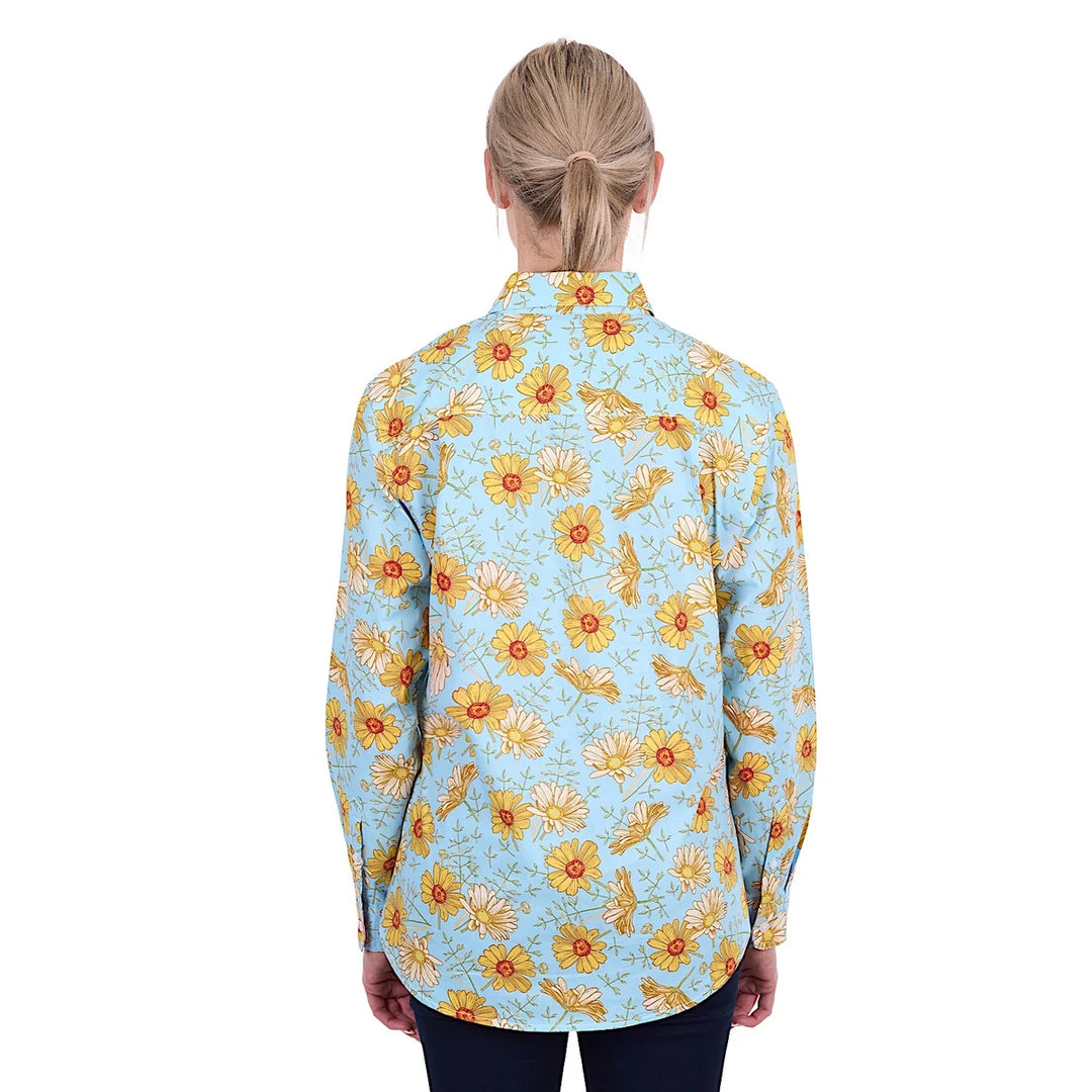 HARD SLOG WMNS SUNDAY HALF PLKT SHIRT