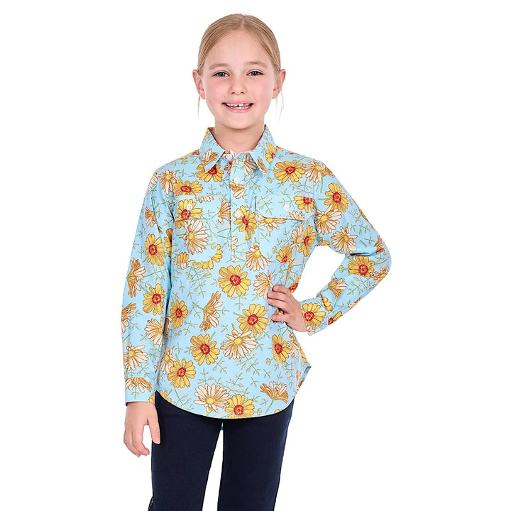 HARD SLOG KIDS SUNDAY 1/2 PLKT SHIRT