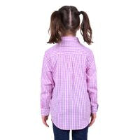 KIDS AYLA1/2 PLKT LS SHIRT