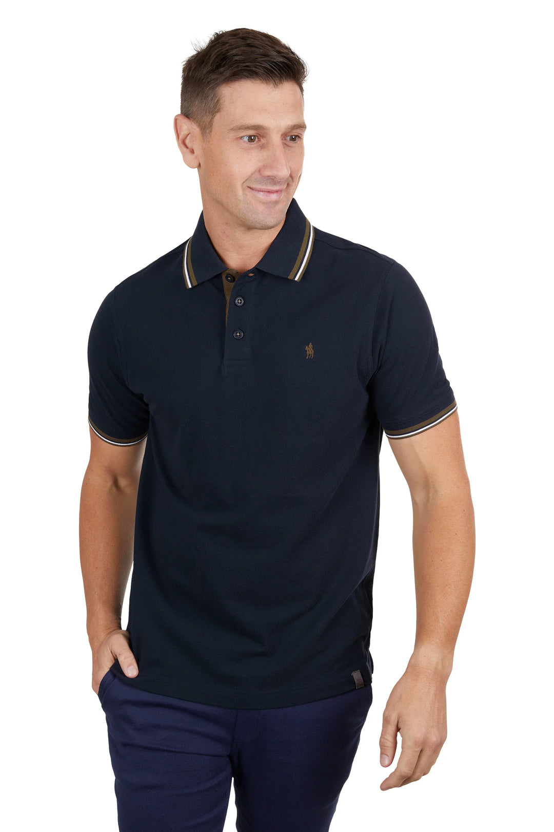 MENS LOGAN TAILORED SS POLO