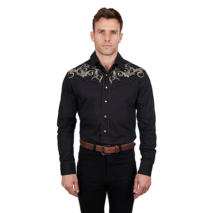 WRANGLER MNS ADAM EMBROIDERED SHIRT