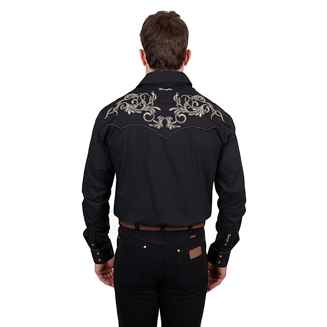 WRANGLER MNS ADAM EMBROIDERED SHIRT