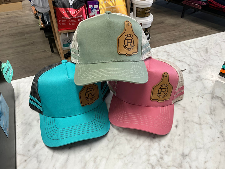 ROPER TRUCKER CAP CATTLE TAG