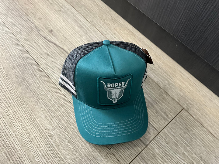 ROPER TRUCKER CAP BULL SKULL