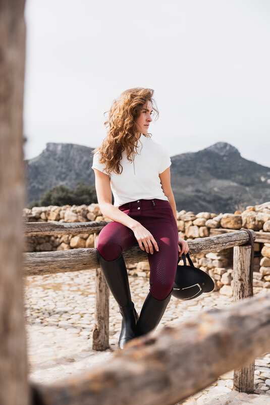 HORZE EVELYN FULLGRIP BREECHES -PORT ROYALE