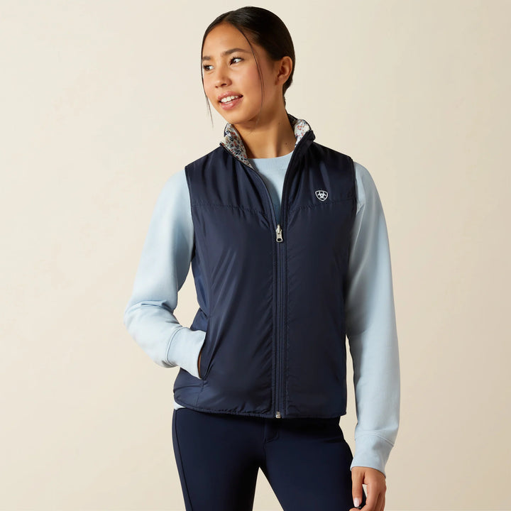 ARIAT GLS BELLA INSULATED REVERSIBLE VEST POSEY PRINT