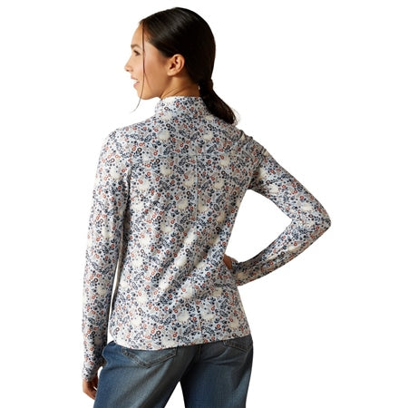 ARIAT GLS LOWELL 3.0 LS 1/4 ZIP POSEY PONY PRINT