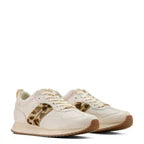 ARIAT WMNS RANCH RUNNER -BRIGHT CREAM/GLIDED LEOPARD HAIR ON