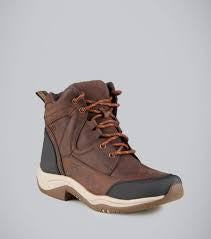 PREMIER EQUINE  VINCI 11 WATERPROOF LACED BOOTS BROWN