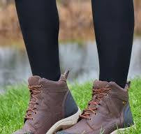 PREMIER EQUINE  VINCI 11 WATERPROOF LACED BOOTS BROWN