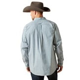 ARIAT MNS PRO SERIES TOWNES LS SHIRT DARK TEAL