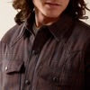 ARIAT MNS HOLBROOK RETRO SHIRT JACKET BROWN