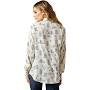 ARIAT WMS HOMESTYLE LS SHIRT DESERTED PRINT