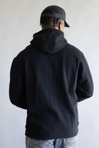 ARIAT MNS EMBOSSED LOGO HOODIE BLACK
