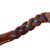 EZY RIDE BRIDLE V BROW BLUE PLAITING HARNESS