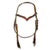 EZY RIDE BRIDLE V BROW BLUE PLAITING HARNESS