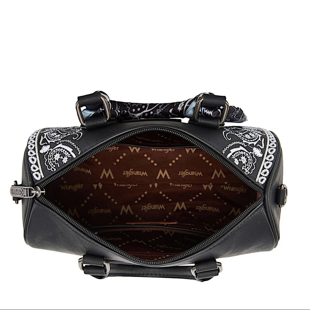 PAISLEY BARREL BAG