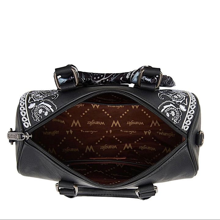 PAISLEY BARREL BAG