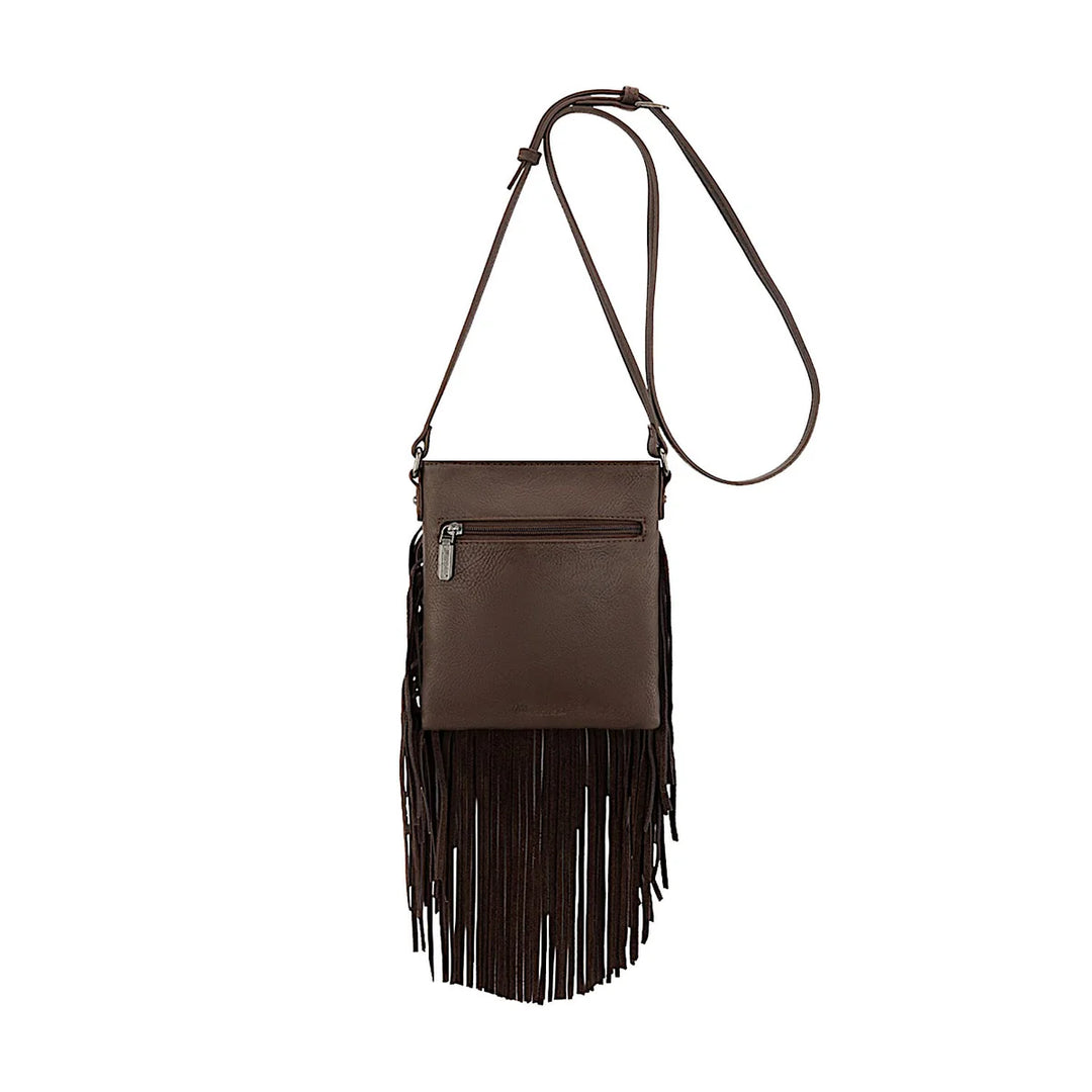 WRANGLER DENIM POCKET FRINGE BAG