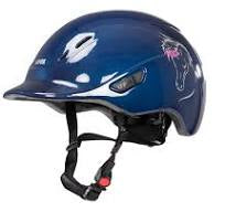 UVEX KIDDOX RIDING HELMET FLOWER SHINY BURGUNDY
